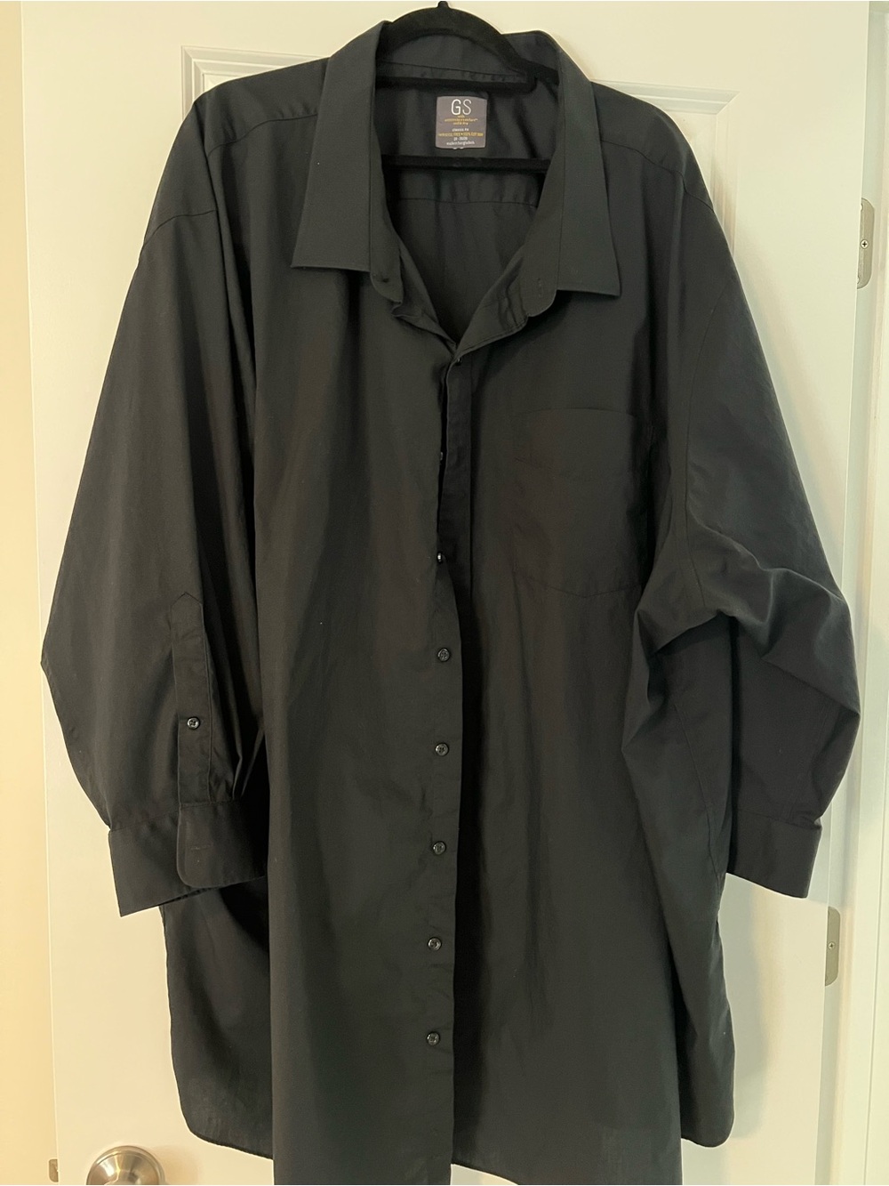 GS Black Men's Dress Shirt - Classic Button-Up